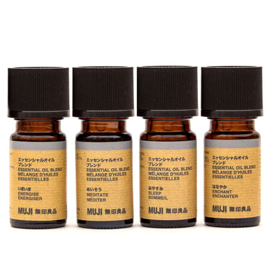 MUJI | Ätherisches Öl‐Geschenkset 'Tägliches Wohlbefinden', 4 x 5 ml