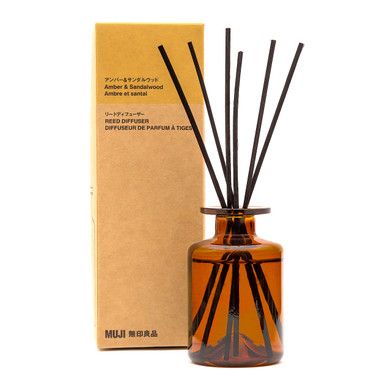 MUJI | Duftstäbchen, Amber & Sandelholz, 175ml
