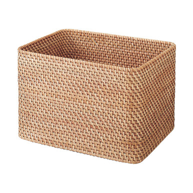 MUJI | Offener Aufbewahrungskorb aus Rattan – 26 x 36 24 cm