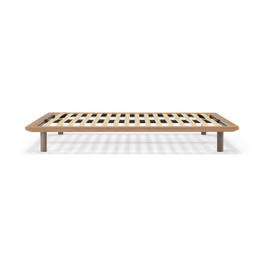 MUJI | Plattformbett - Bettrahmen (ohne Beine), Walnuss Double Doppelbett