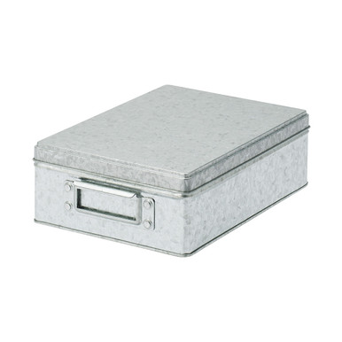 MUJI | Aufbewahrungsbox aus Zink – 19 x 27 8,5