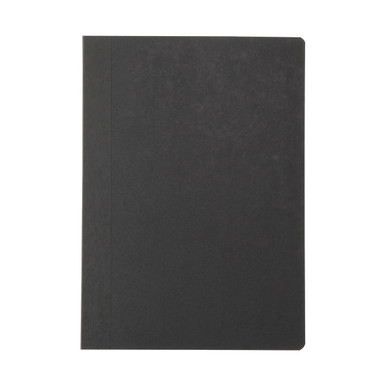 MUJI | Hochwertiges, flaches Notizbuch aus Papier A6 ‐ Schwarz