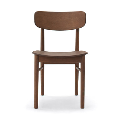 MUJI | Runder Stuhl, Eiche ‐ Braun