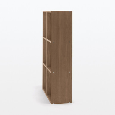 MUJI | Stapelbares Regal, Set 3 x 2, Walnuss 2
