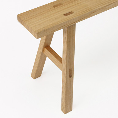 MUJI | Sitzbank aus Kautschukholz, L