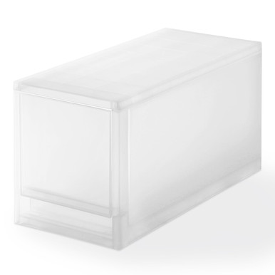 MUJI | Zusätzliche Aufbewahrungsschublade – Transparent ​​18 x 40 21 cm