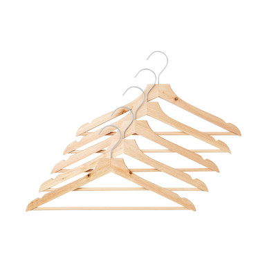 MUJI | Holzkleiderbügel, 5er‐Set 7672