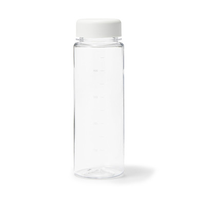 MUJI | Wasserflasche mit Volumenkennzeichnung, 500 ml Dunkelgrau