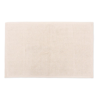 MUJI | Badematte aus Bio‐Baumwollfrottee Blau 50 x 80 cm