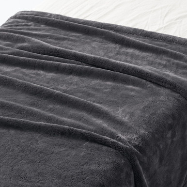 MUJI | Recycelte, extra warme Decke aus warmer Faser - 140 x 200 cm Hellsandfarben Einzel