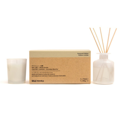 MUJI | Geschenkset mit Raumduft „Weiße Orchidee“