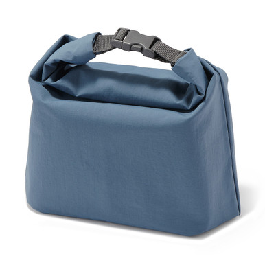 MUJI | Isolierte Rolltop-Lunch-Tasche – groß Rauchblau