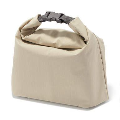 MUJI | Isolierte Rolltop-Lunch-Tasche – groß Beige