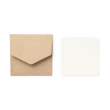 MUJI | Mini-Notizkarten-Set – Kraftpapier