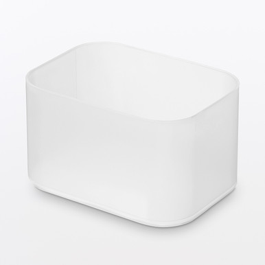 MUJI | Kosmetik-Aufbewahrungsbox – Transparent ​​15 x 11 8,6 cm