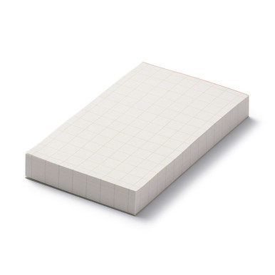 MUJI | Farbiger Memo-Block mit Karoraster, Klein