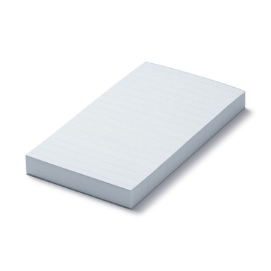 MUJI | Farbiger Memo-Block mit horizontal linierten Seiten, Groß