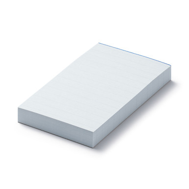 MUJI | Farbiger Memo-Block mit horizontal linierten Seiten, Klein
