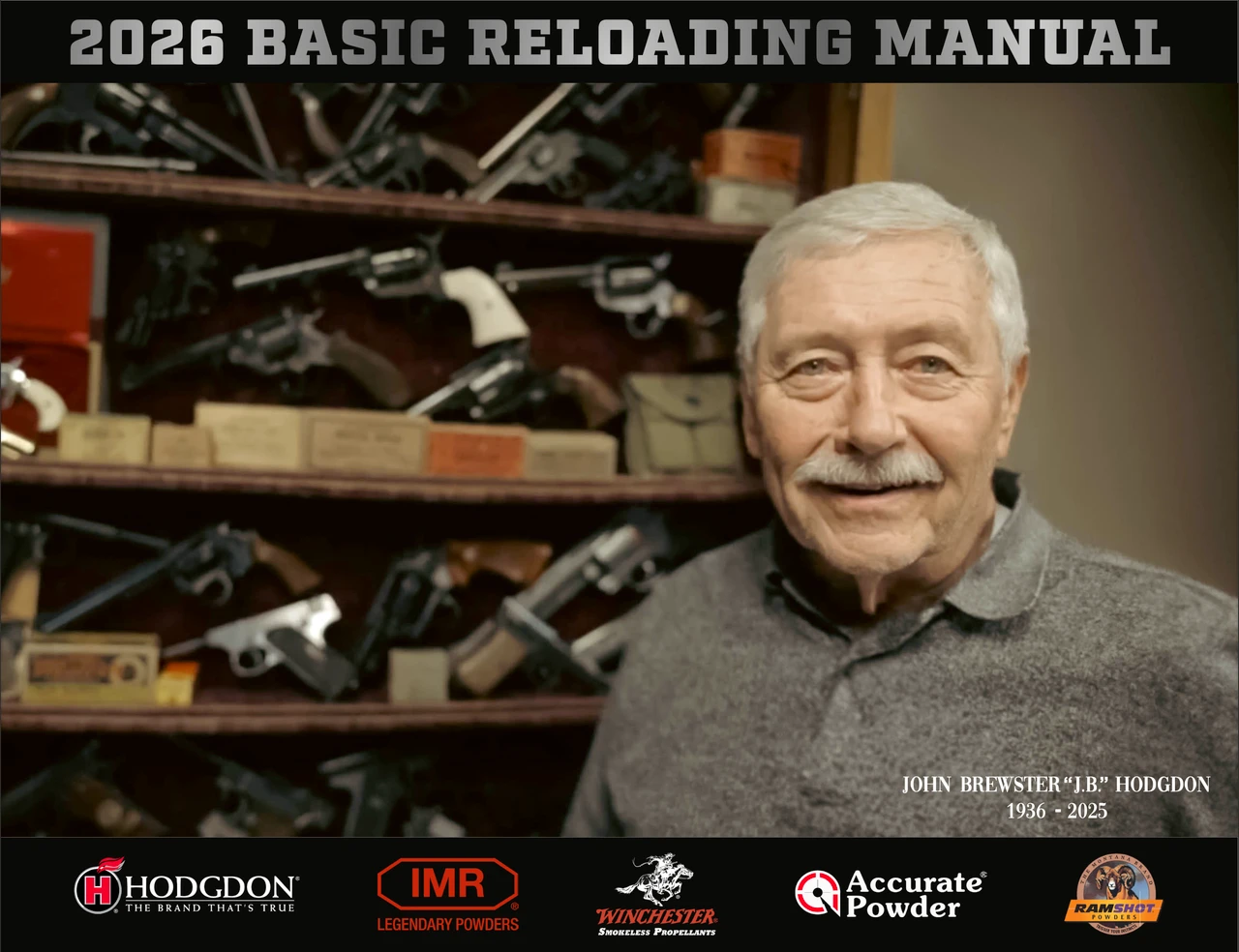 Buy the 2026 Hodgdon Basic Reloading Manual
