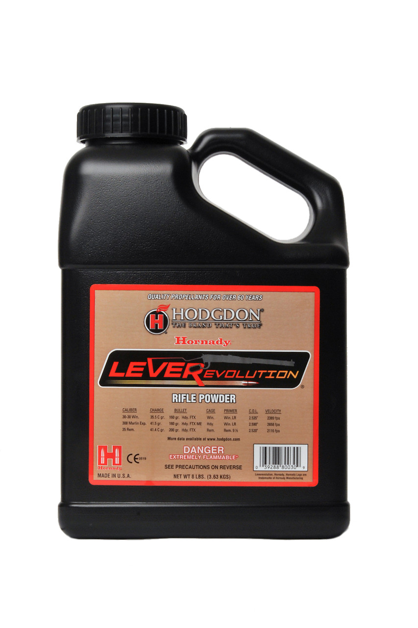 Typewriter Gun Hodgdon LEVERevolution® Spherical Rifle Powder