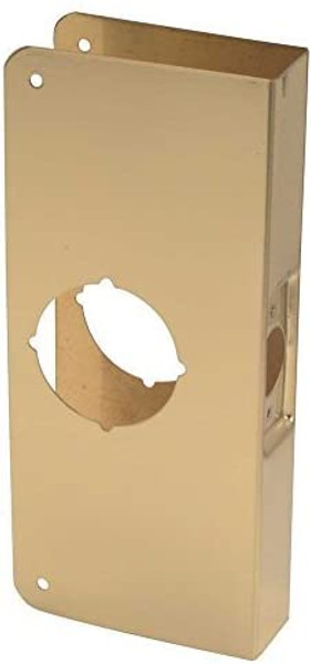 Don-Jo 1-PB-CW Wrap-Around, Cylindrical Door Locks With 2-1/8" Hole