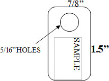 1.5 inch by 7/8 inch cable tag diagram