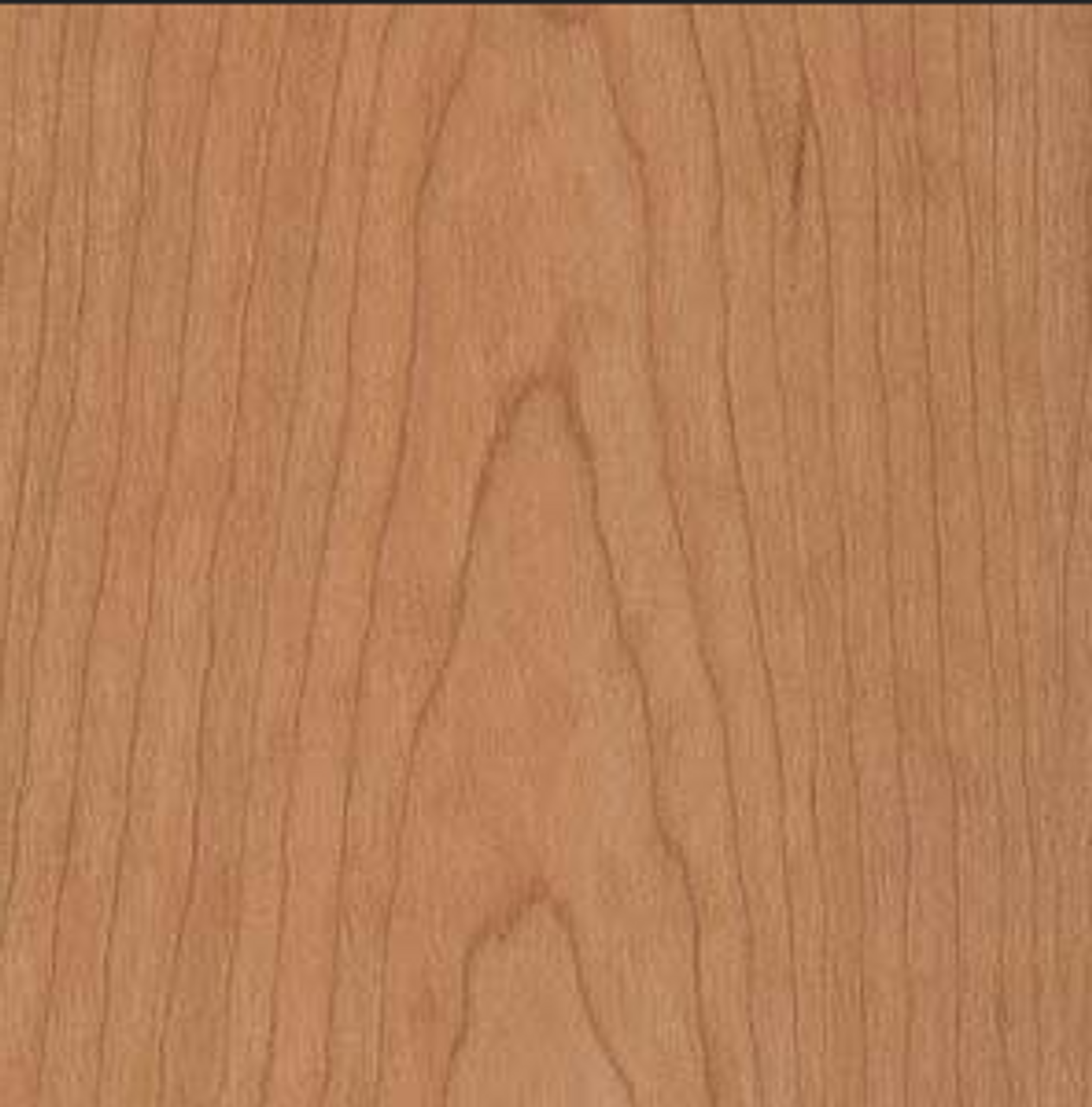 Do the edges of the 2 ply wood backed veneer show?  Edge profile of paper backed veneer vs. wood backed veneer.