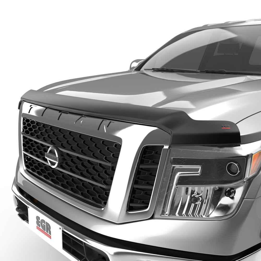 Nicecar-88 Hood Bra Cover For 2016-2023 Nissan Titan – Leather Insect & Sand Protection, Black