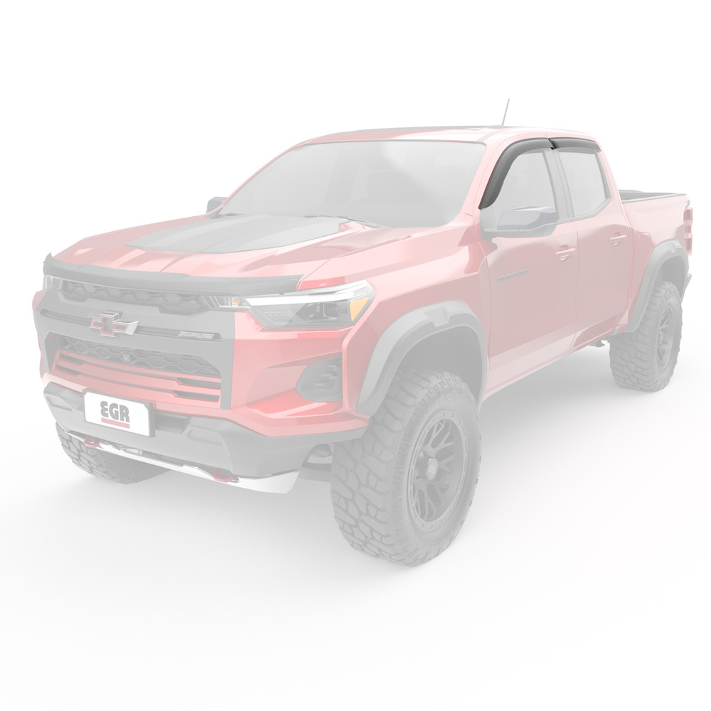 EGR Matte Black In-Channel Window Deflectors 571395 - Foto 7