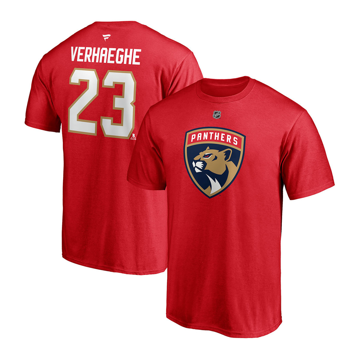 Florida Panthers #23 Carter Verhaeghe Name & Number Shirt - FLA