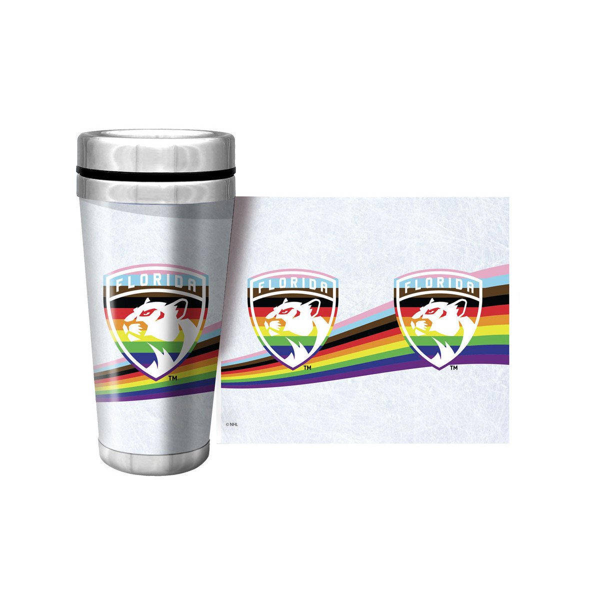 Florida Panthers Pride Travel Mug
