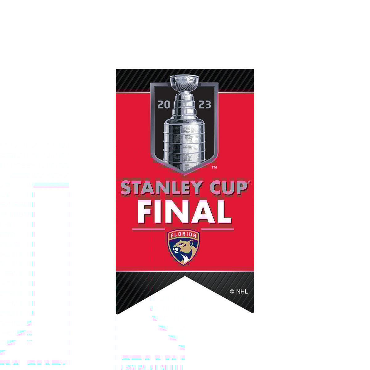Florida Panthers 2023 Stanley Cup Final Banner Pin