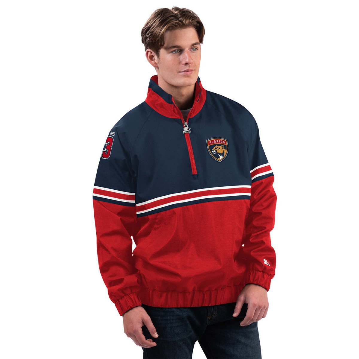 Florida Panthers Hit and Run 1/2 Zip Pullover