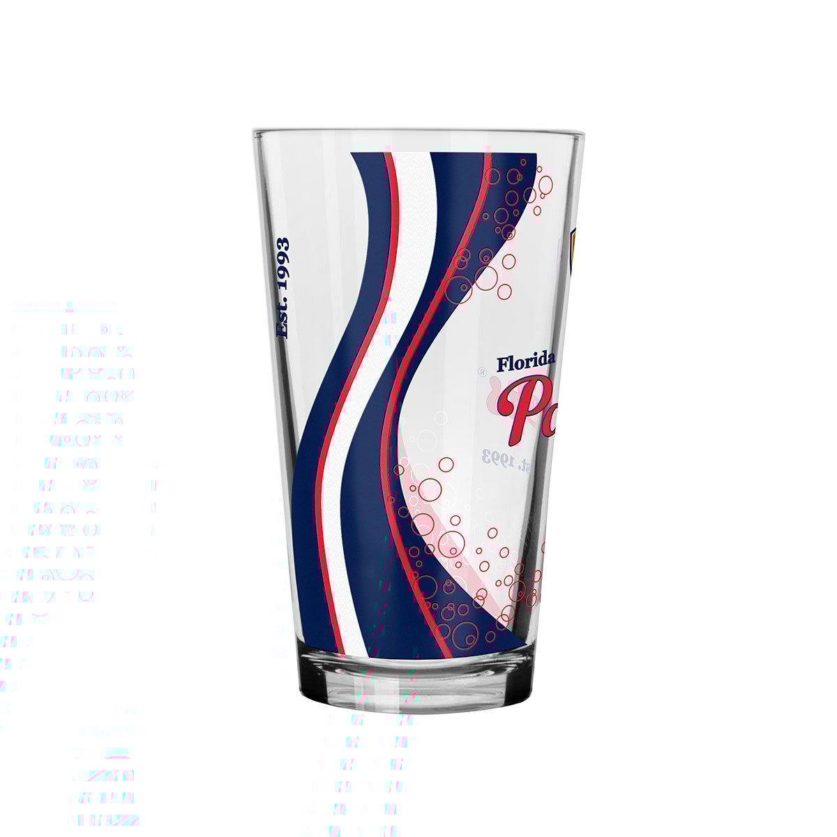 Florida Panthers Waves Pint Glass