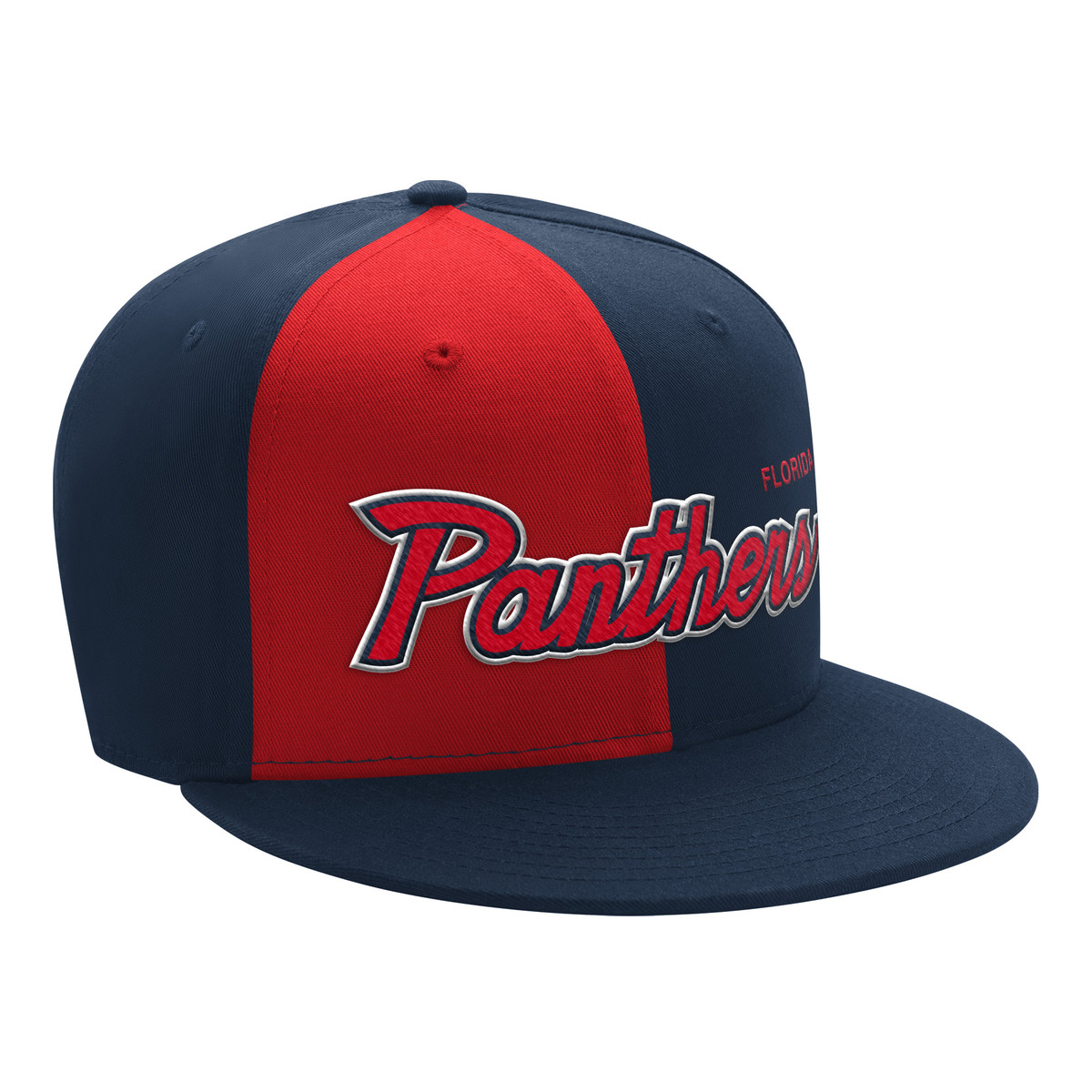 Florida Panthers Colorblock Flat Brim Starter Cap