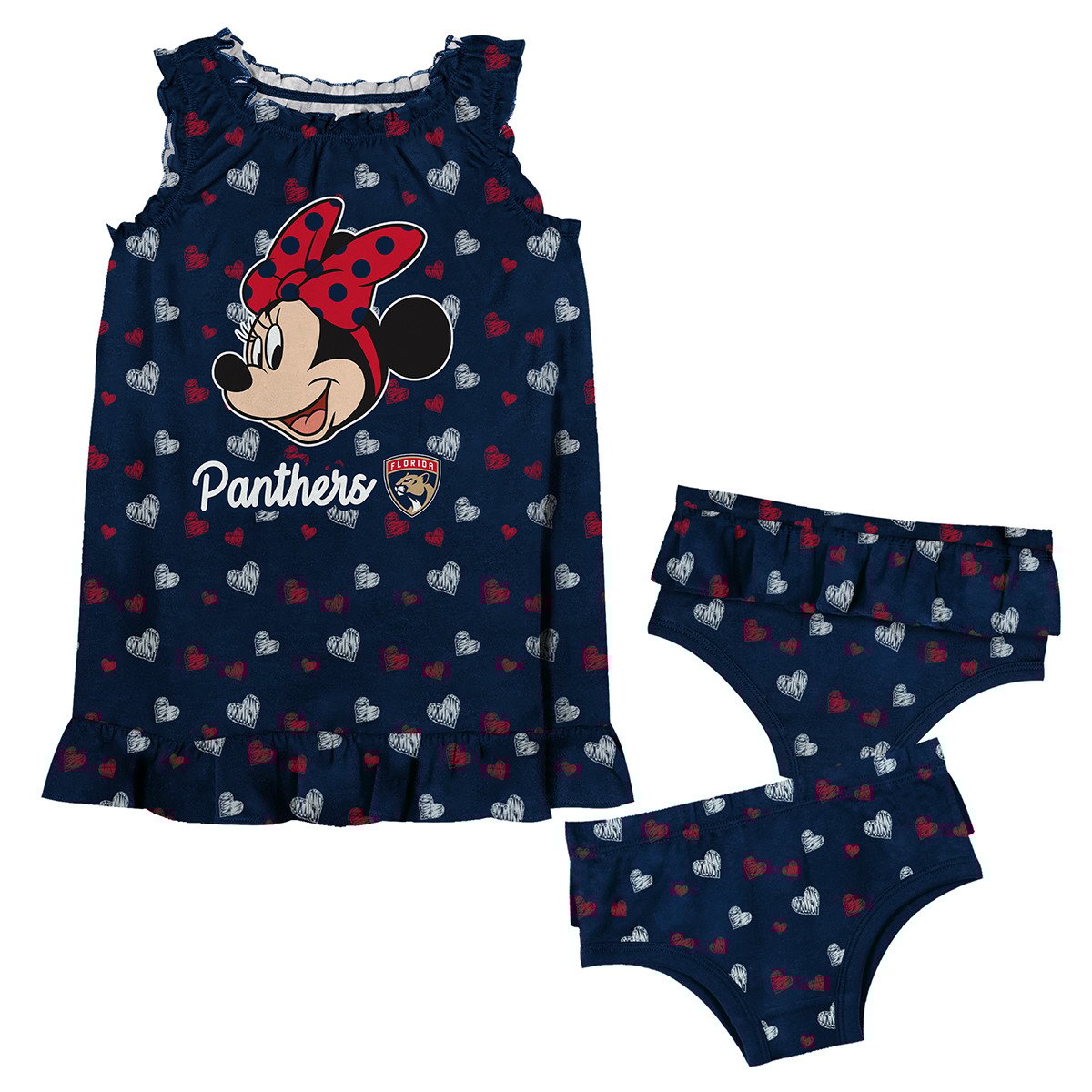 Florida Panthers Infant Minnie Bow Dress with Bloomer