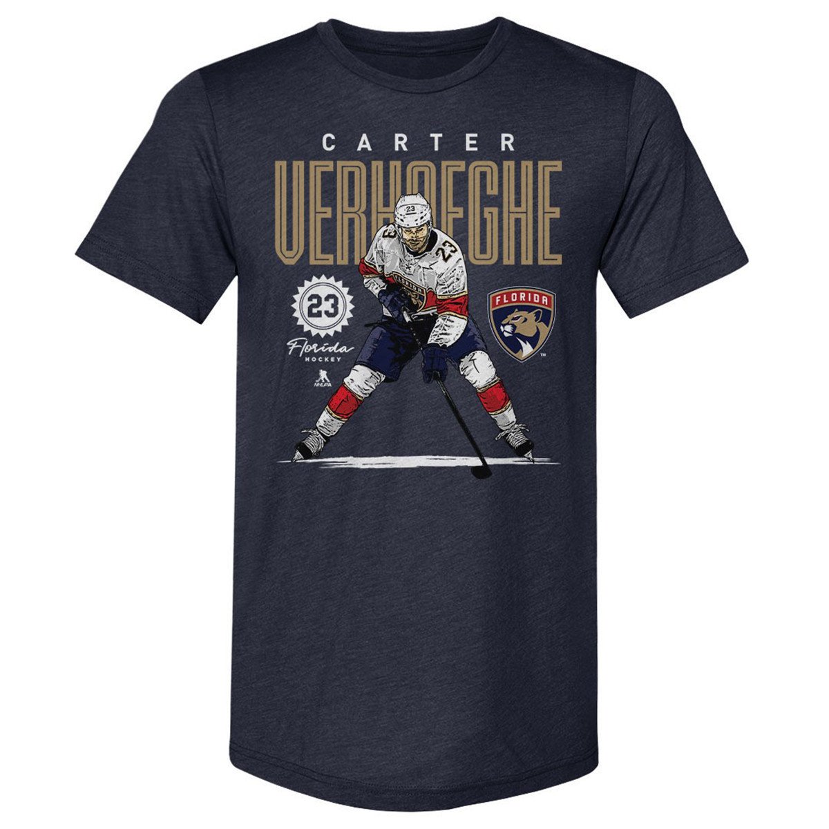 Florida Panthers Carter Verhaeghe Card T-Shirt