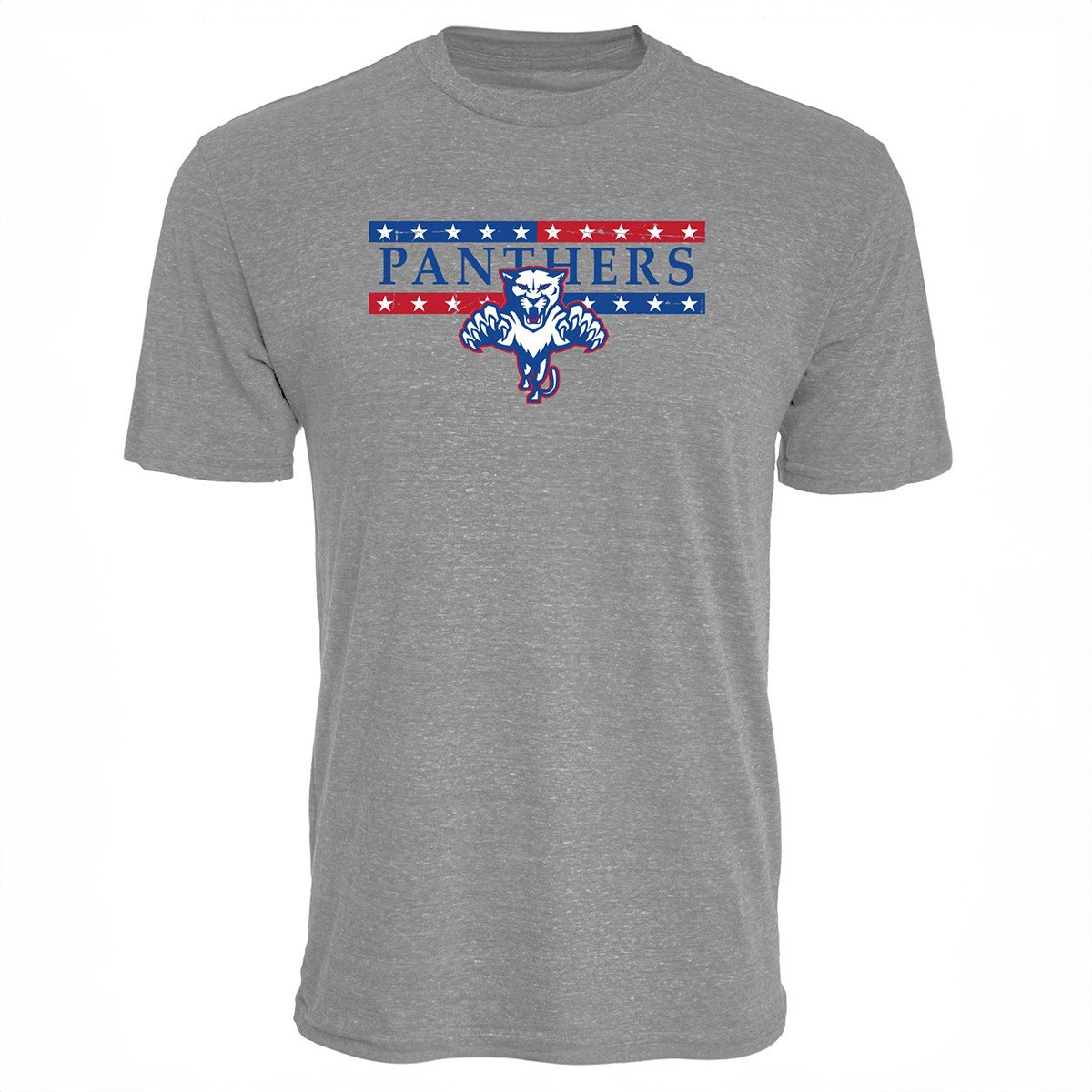 Florida Panthers Leaping Cat Stars T-Shirt