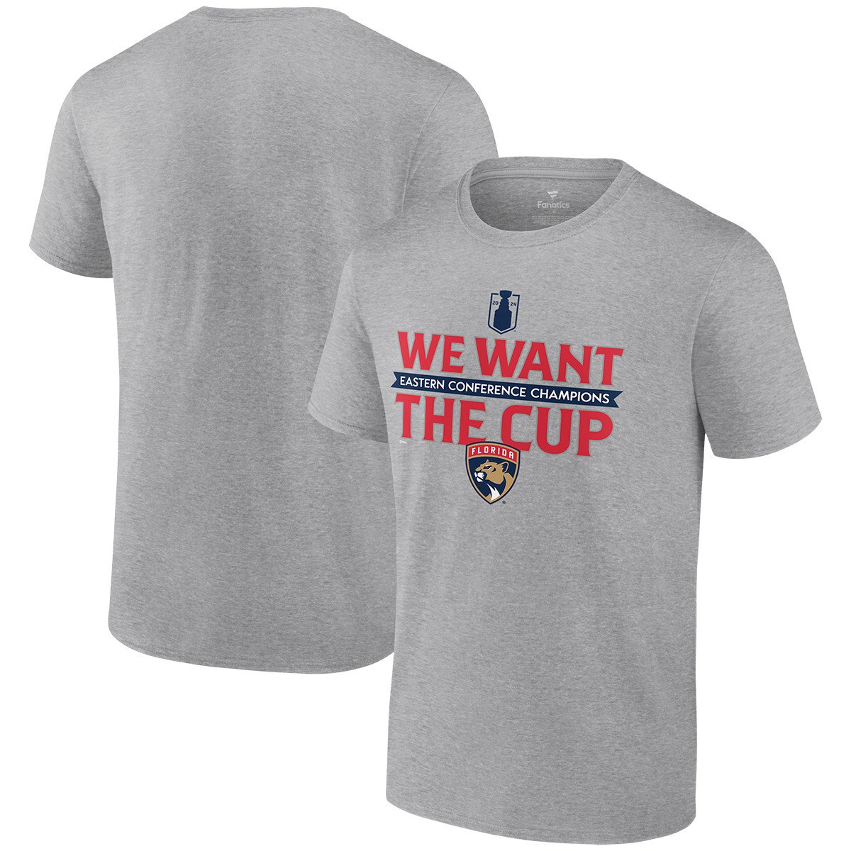 Florida Panthers 2024 Stanley Cup Final We Want the Cup T-Shirt