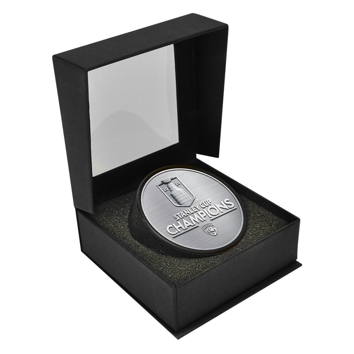 Florida Panthers 2024 Stanley Cup Champions Statue Puck