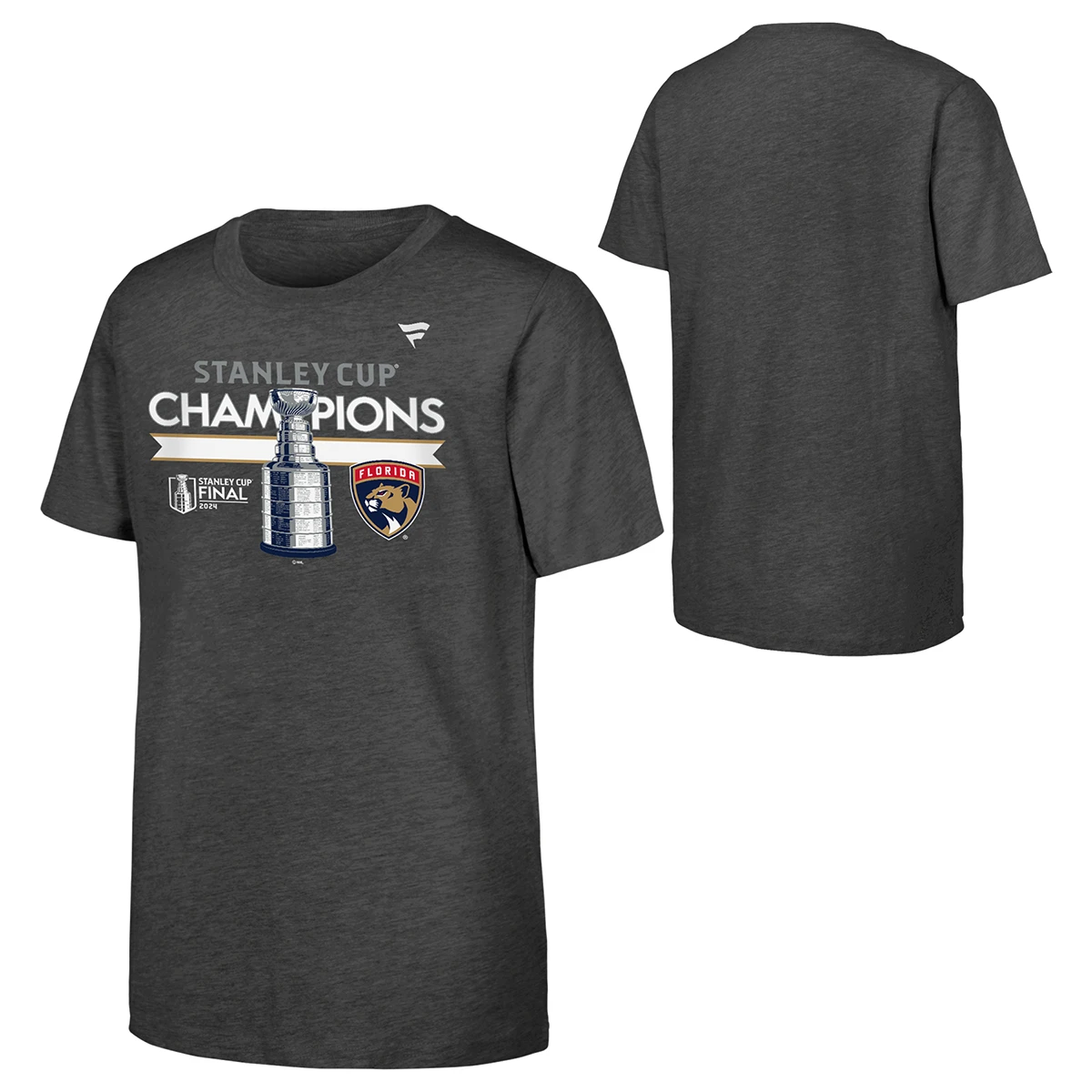 Florida Panthers Youth 2024 Stanley Cup Champs Locker Room T-Shirt