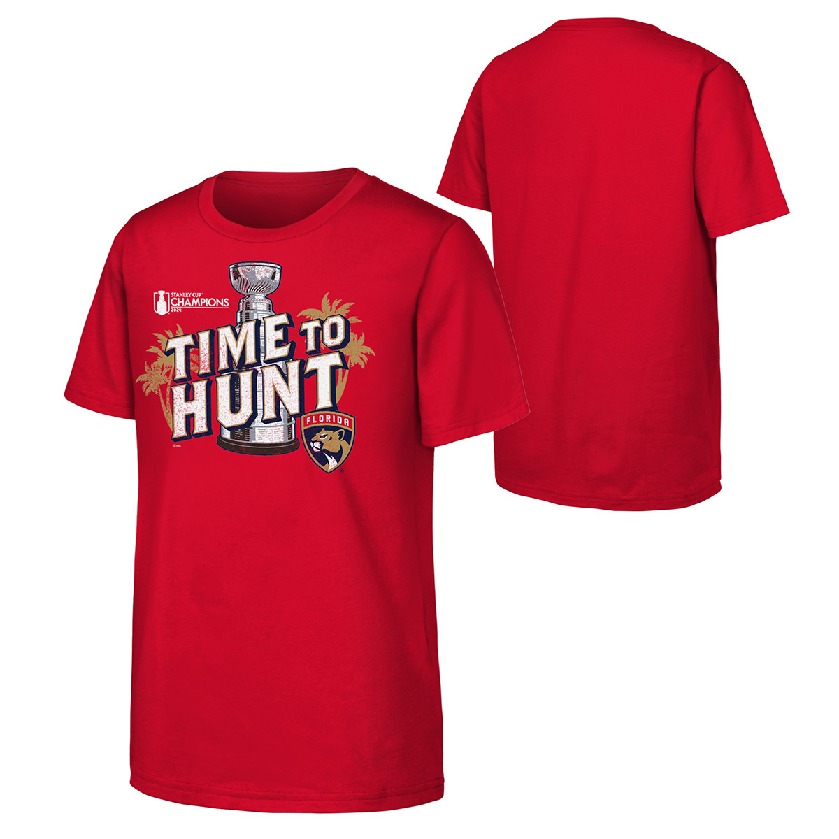 Florida Panthers Youth 2024 Stanley Cup Champions Local T-Shirt