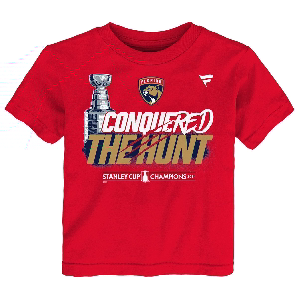 Florida Panthers Toddler 2024 Stanley Cup Champions Celebration T-Shirt
