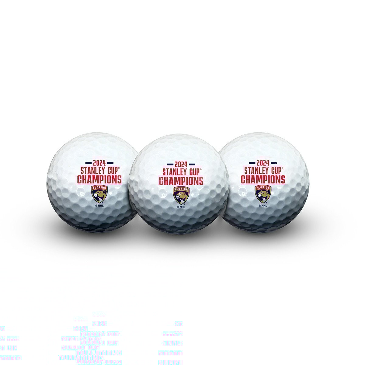 Florida Panthers 2024 Stanley Cup Champions Golf Ball 3-Pack