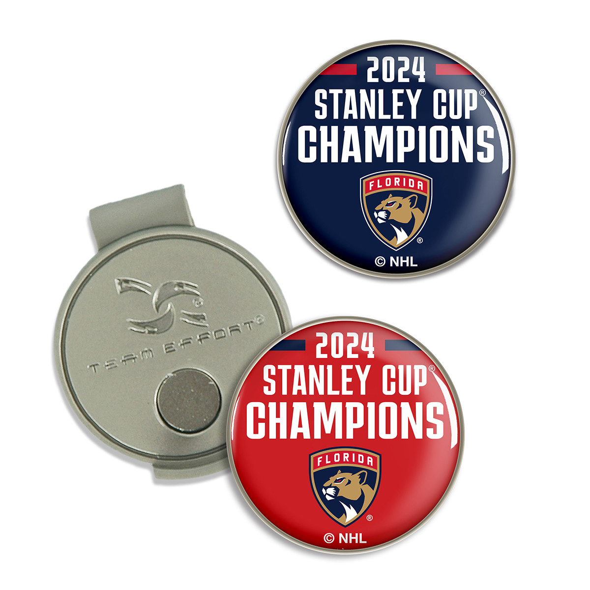 Florida Panthers 2024 Stanley Cup Champions Hat Clip & Ball Marker Set