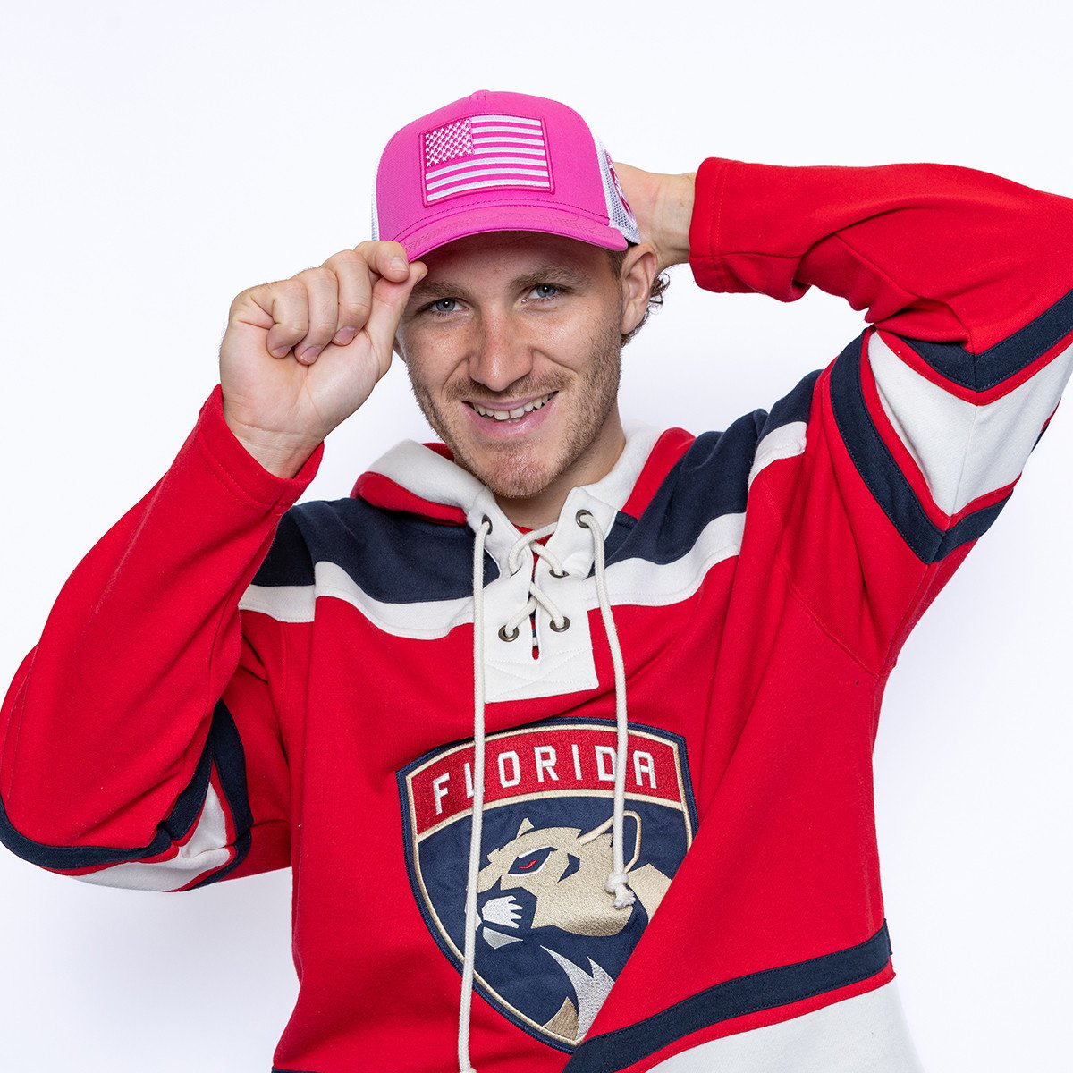 Florida Panthers Pink Valin Flag Cap