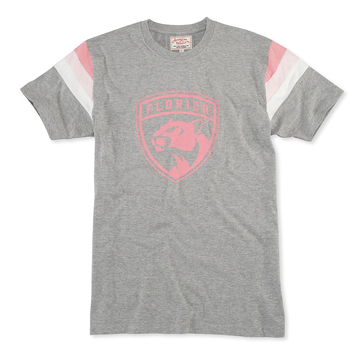 Florida Panthers Sunset Pink Shield T-Shirt