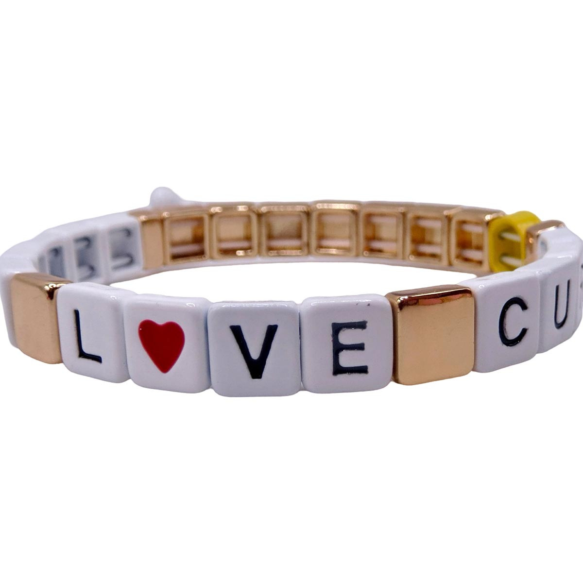 Florida Panthers Peace Love Cure Bracelet