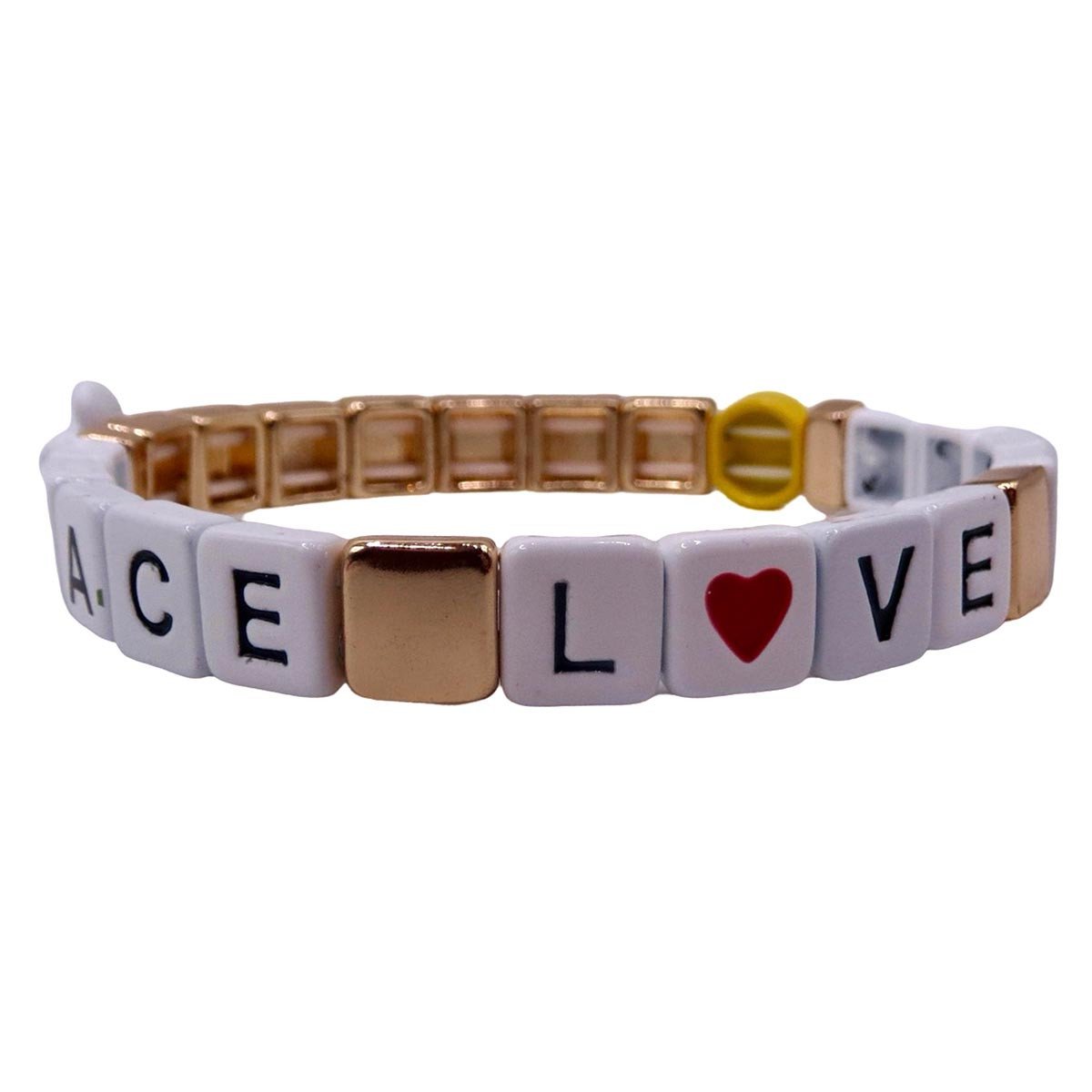 Florida Panthers Peace Love Cure Bracelet
