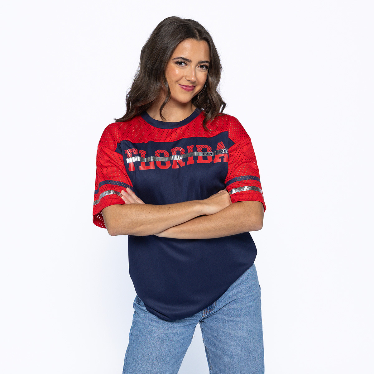 Florida Panthers Women's Track Mesh T-Shirt